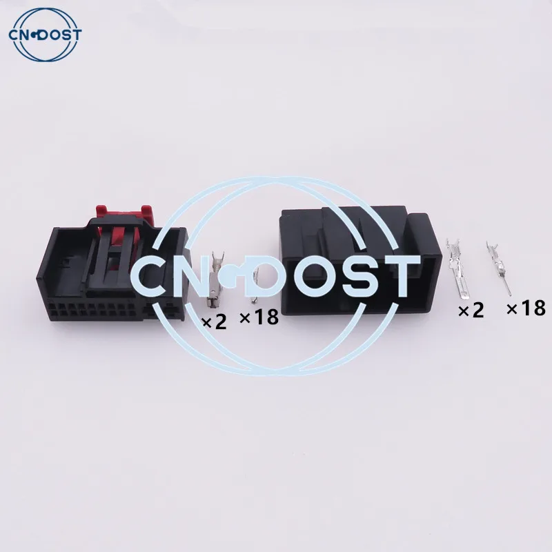 1 Set 20 Pin Car Air Conditioning Controller Motor Cable Plug AC Assembly For VW Skoda 1-1394805-1 1-1394803-1 1K0971975