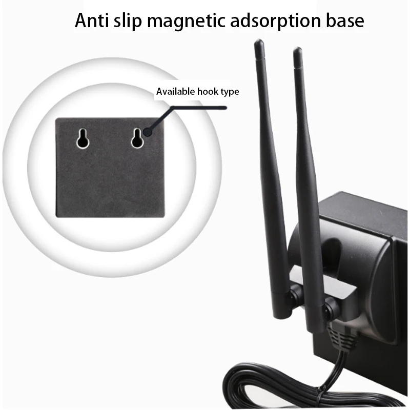 Managetic S6-Antenne externe double bande 2.4G/5G AC/Humanity, amplificateur Wifi sans fil à gain élevé 6DBi pour carte réseau sans fil