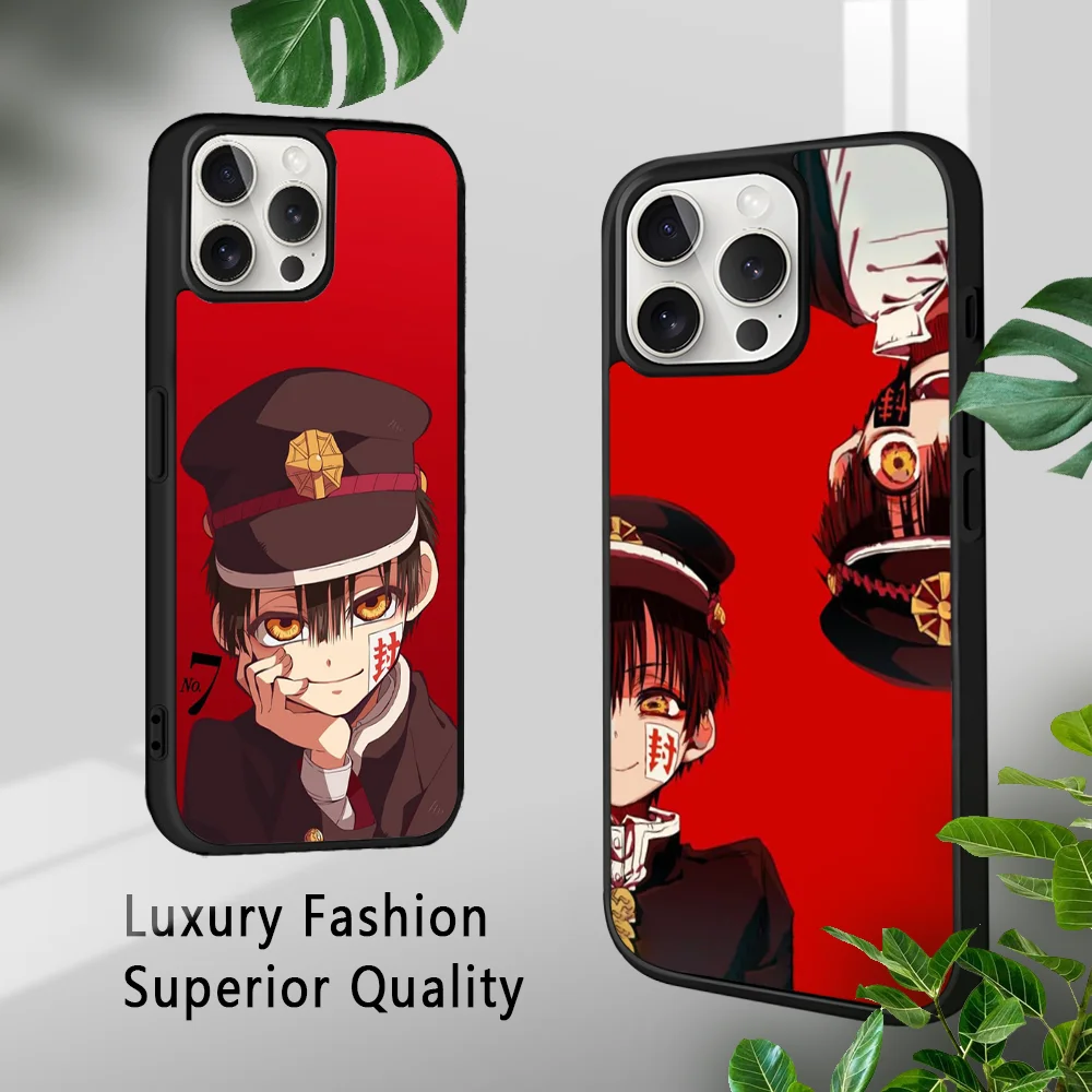 H-Hanako-kun Cool Anime Phone Case For iPhone 16 15 14 13 12 11 Pro Xs Max Mini Plus Celulares Hard Funda