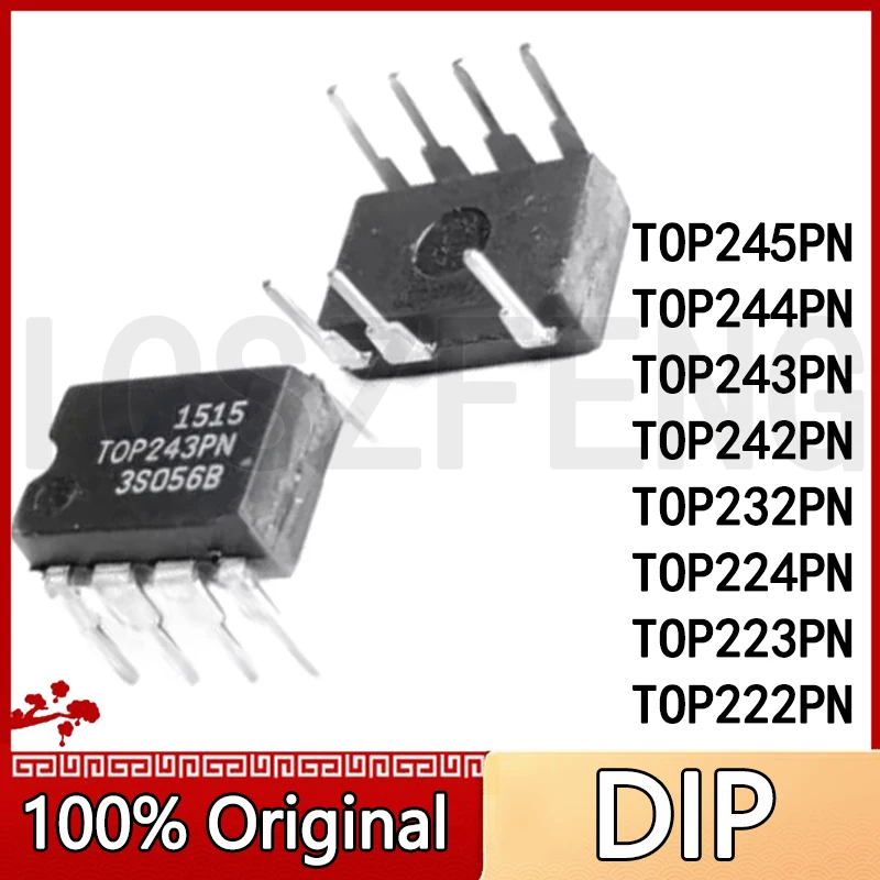 10Pcs/lot New TOP245PN DIP TOP245 TOP245P TOP244PN TOP244 TOP243PN TOP243 TOP242PN TOP232PN TOP224PN TOP223PN TOP222PN DIP-7