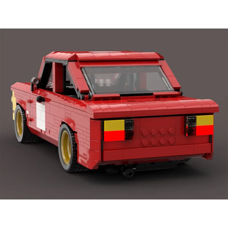 

MOC-91402New90s Sports Sports Car Racing Building Blocks Model1075PartsMOC Creative Boys Kids Birthday Building Blocks Toy Gifts