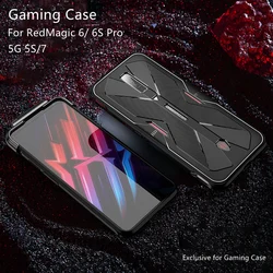 For Red Magic 6R 6S Pro Case Cooling Gaming Phone Cover For NUBIA REDMAGIC 7 6 Pro 5G 5S Funda Soft Silicone Shockproof Bumper