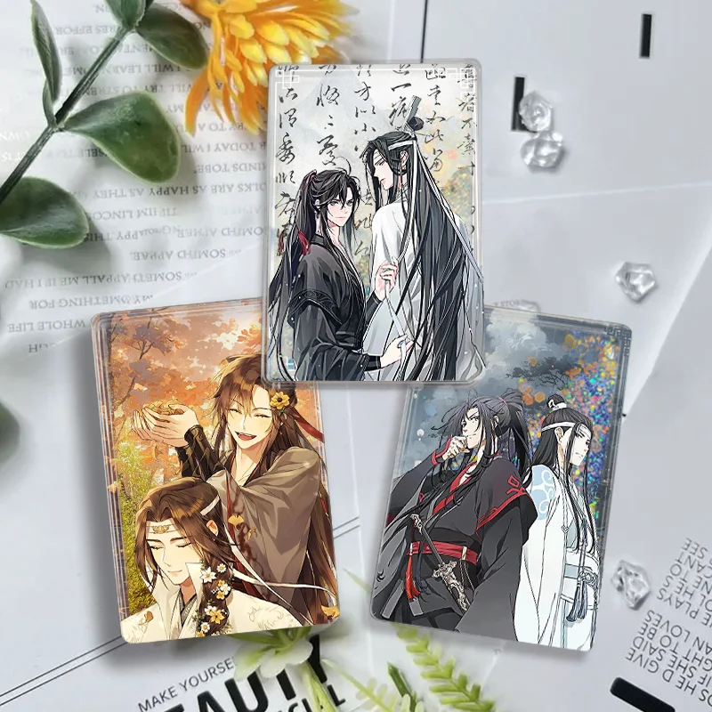 Patriarch of Magic Dao Lan Wangji Wei Wuxian Originality Quicksand Mahjong Anime Photo Frames Acrylic Stand Desktop Ornaments