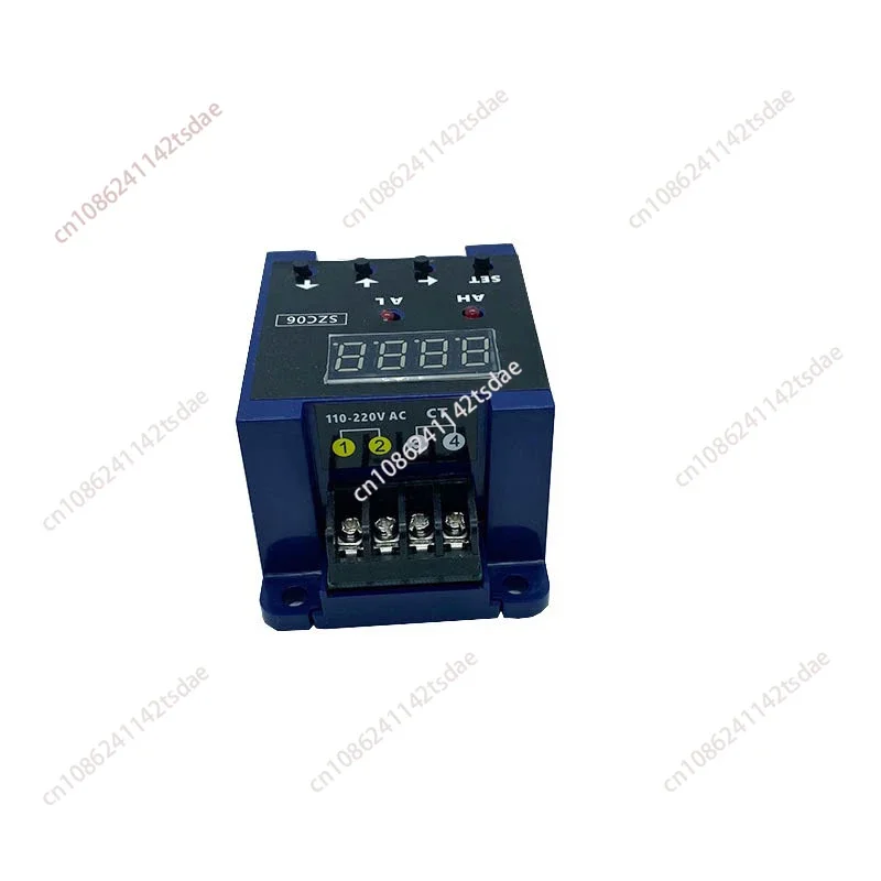 AC digital ammeter current sensing switch upper and lower limit alarm delay