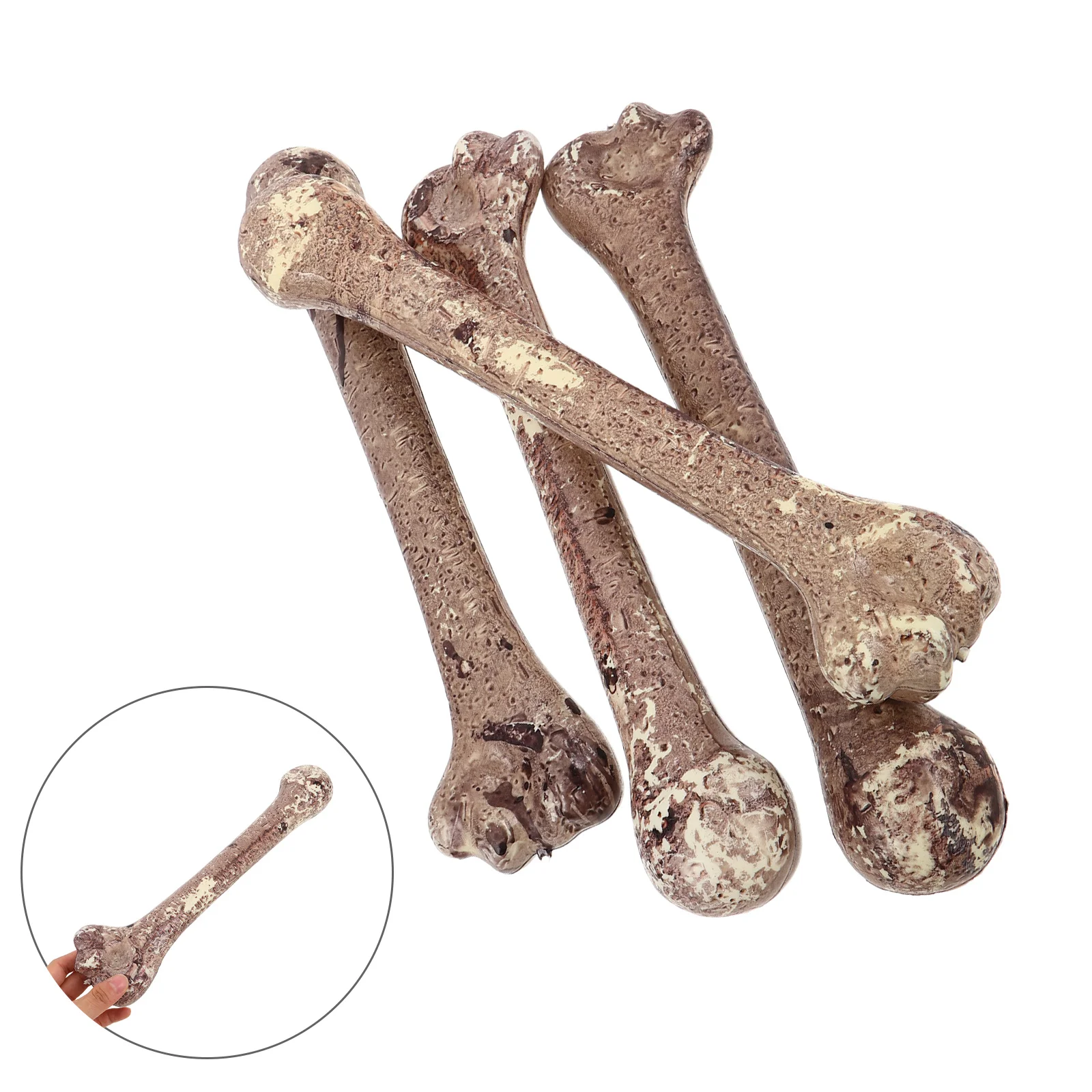 

4Pcs Plastic Fake Halloween Bones Simulation Bone Props Haunted House Decor DIY Spooky Horror Charms Plastic Bone
