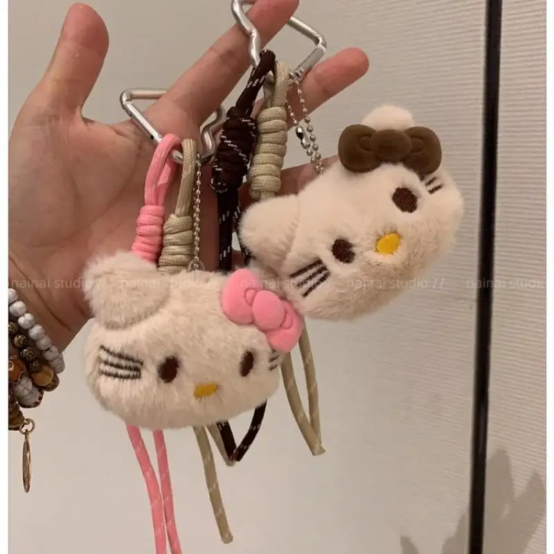 

Hello kitty Mobile phone chain camera pendant cute hanging decoration Bags pendants keys pendants gifts Sanrio Cartoon Anime