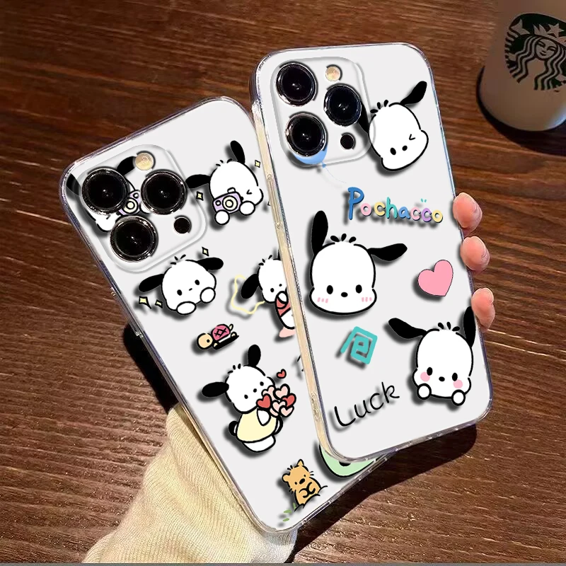 Pochacco cute Soft Case for Moto G4 Plus G41 G5 Plus G50 G51 G5S G6 Play G60 G7 Power G71 G5 G9