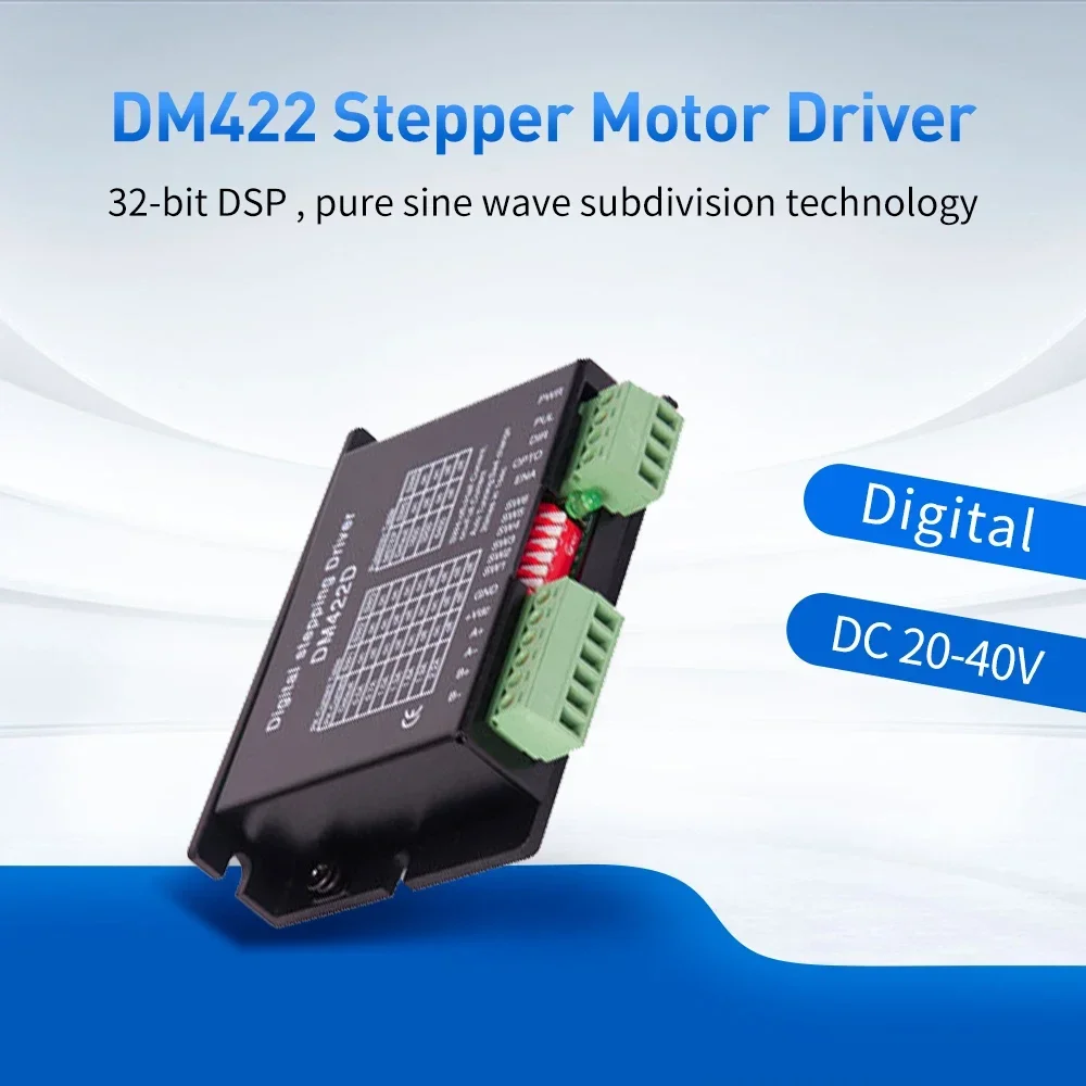 DM422D 2 phases 20-40VDC 0.5A-2.2A stepper driver KIT with 4 stalls microstep subdivision setting