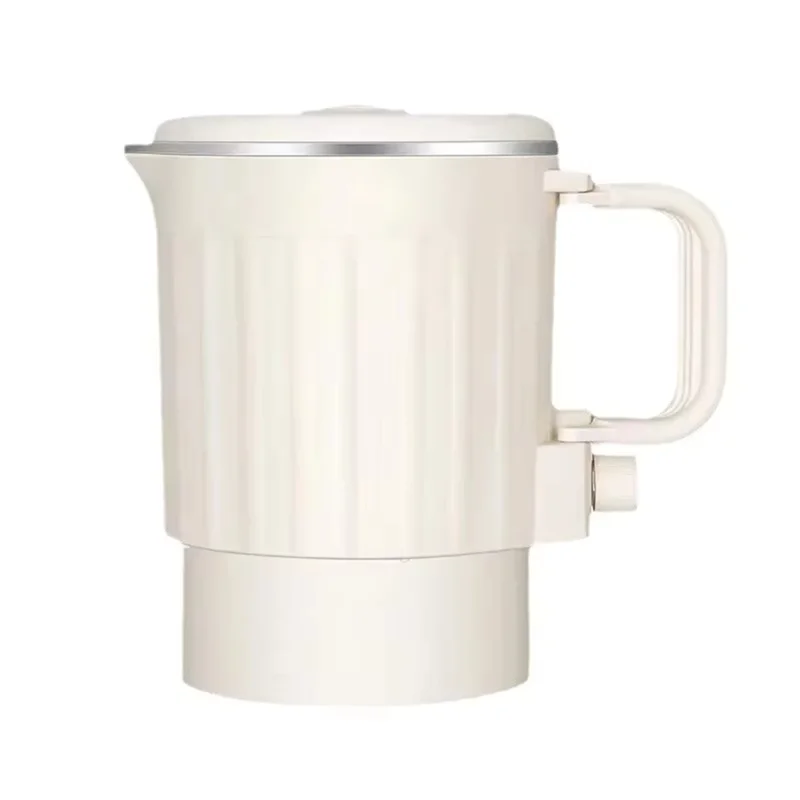 

ABAE-Mini Kettle Portable Stainless Steel Folding Travel Kettle Easy Storage Electric Water Kettle Household Kettle