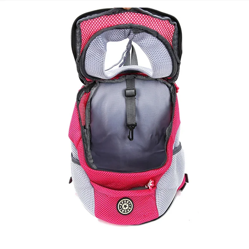 Pet Backpack Big Dog Carrier Bag Breathable Carrying Mesh Bag Casual Outdoor Travel Small Dog Backpacks For Cat Pet supplies