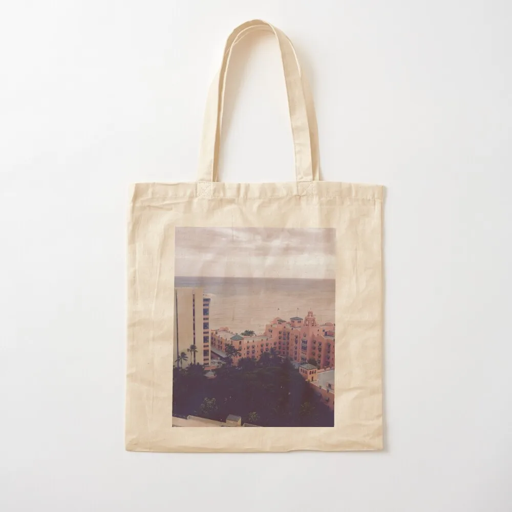 Top of Waikiki Tote Bag Customizable tote Canvas