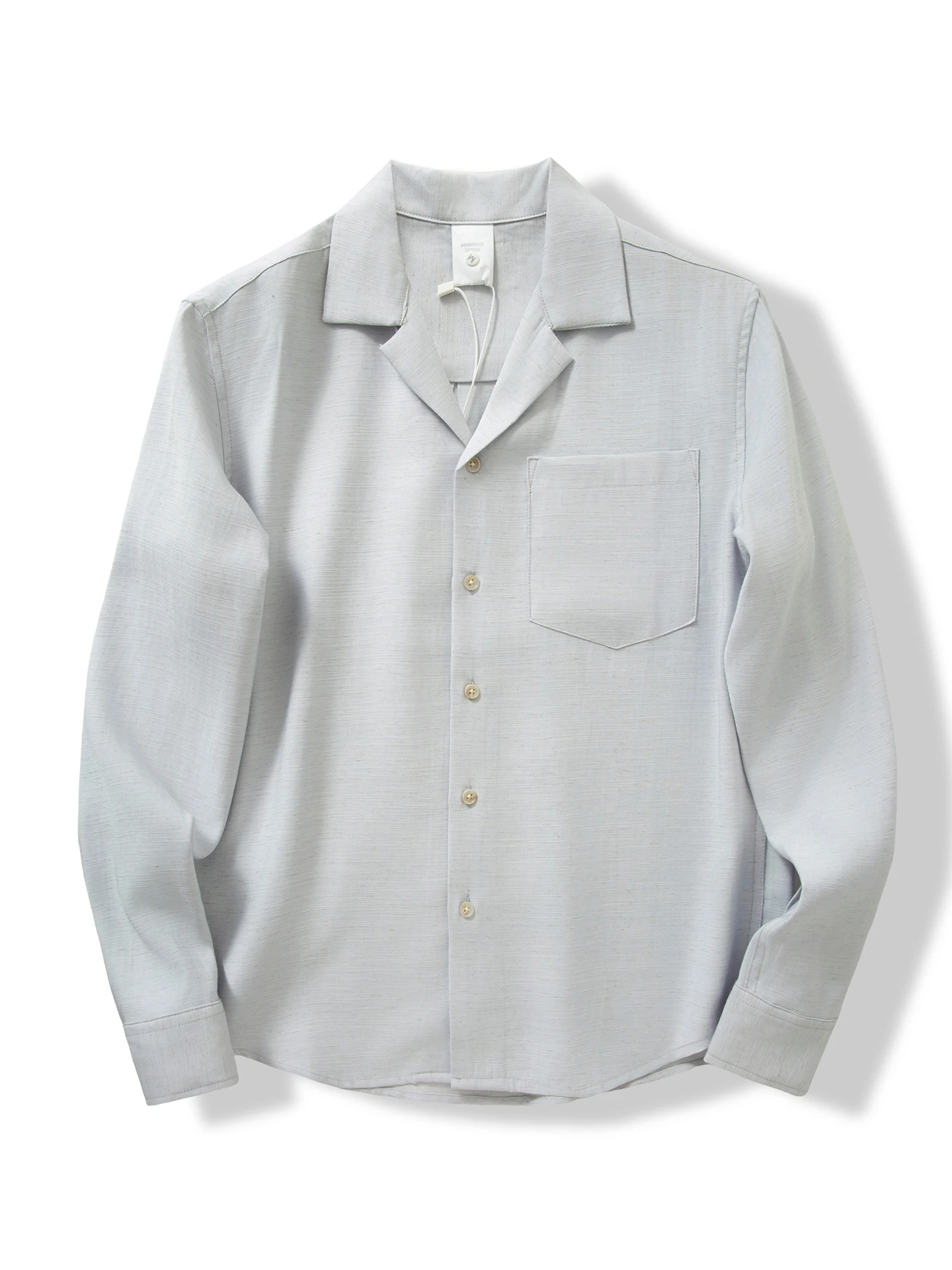 

Italian Sle Men's Casual Linen irt Long Sve Spring Autumn Faionable Retro Versatile Loose Fit Breathable Comfortable