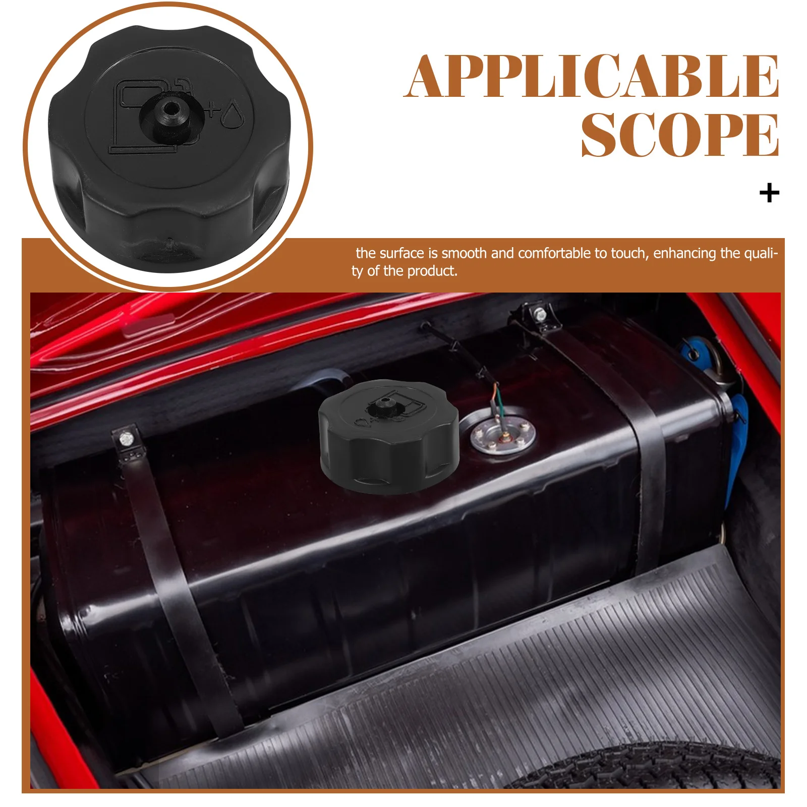 

Fuel Tank Cap for Motorcycle Durable Gas Cap Prevents Leakage Easy to Install Compatible with Many Brands and Models