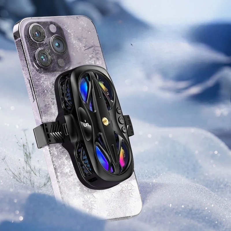 

Mobile phone radiator special semiconductor e-sports cooling silent back clip