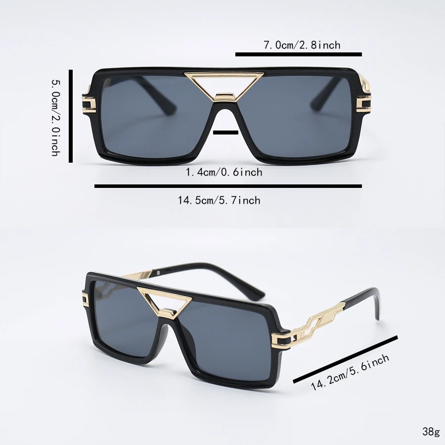 1 قطعة نظارات الموضة النسائية الجديدة الرائعة الرجعية جسر مزدوج إطار مربع شخصية الربط تنوعا نمط الشارع اليومي الاسمية