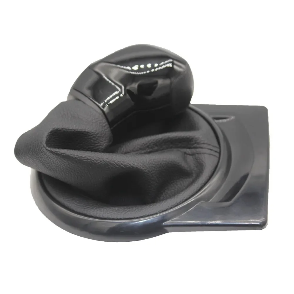 Car Gear Head Shift Knob Lever Head With Leather Dustproof Cover for Citroen C4 MK1 All Black Car Shift Hand Ball Dust Cover 6