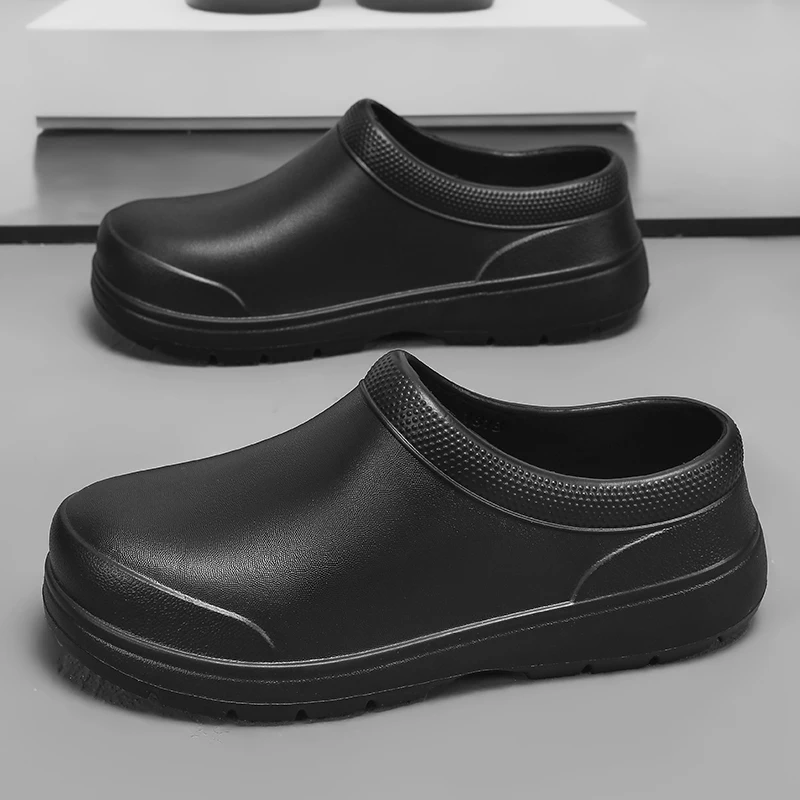 2025 hombres mujeres EVA Chef zapatos antideslizantes impermeables a prueba de aceite zapatos cómodos trabajadores zapatillas zapatos de pesca al aire libre