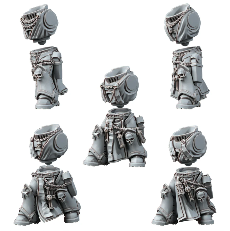 IMPERIAL TEMPLAR BODY SET, Space Warrior, Wargame Miniatures, Figure, Terrain and Bases, RPJ, TRPJ, Pathfinder, Infinity, Gamema