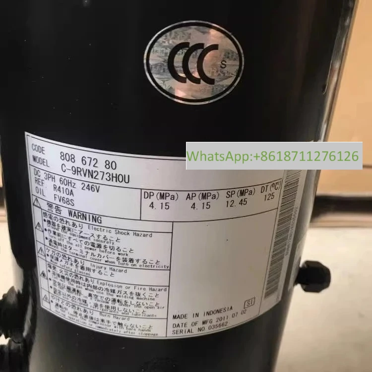 C-9RVN273HOU is suitable for original frequency conversion compressor C-9RVN393HOV