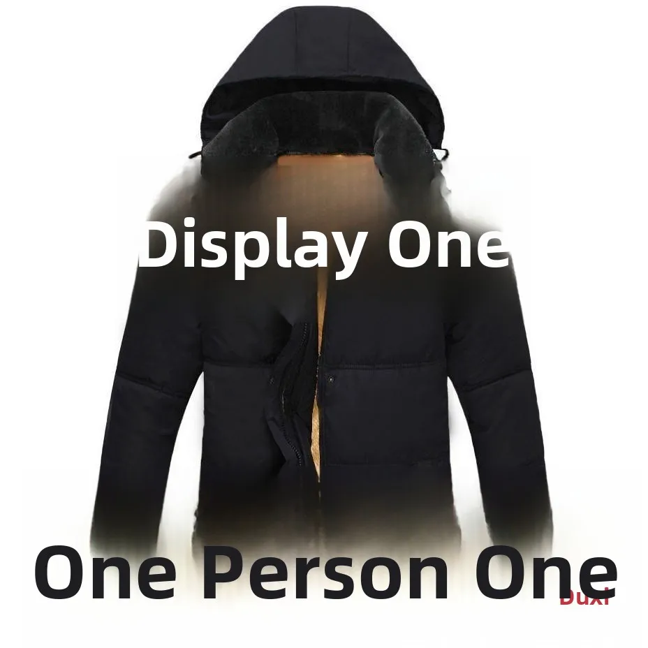 Thickened Fleece Cotton Jacket for Middle-Aged And Elderly Men Winter Outerwear Warm And Comfortable Dad Clothes