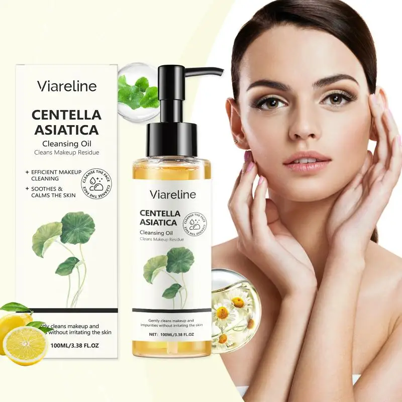 Centella Asiatica Makeup Remover Oil Soothing Makeup Remover Oil Cleansing Moisturizing.