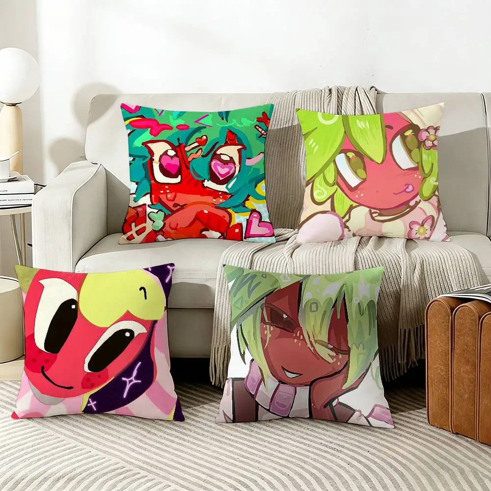 

Sprout D-Dandys W-World Various Sizes Square Pillow Case For Car Home Bedchamber Decor