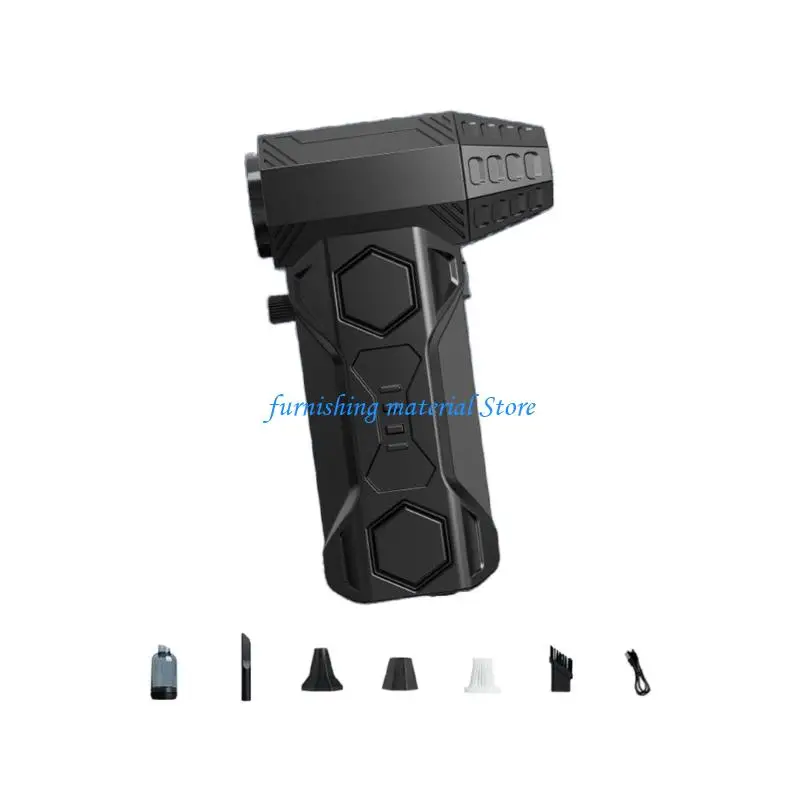 Y5GD 580000RPM Turbocharged Handheld Blower Mini Easy Carry Dust Air Dusters for Outdoor