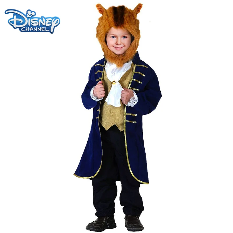 

Disney Beauty and The Beast Role Play Jacket Costume Halloween Performance Dress Up Costume School Anime Wig Party Costume Gift