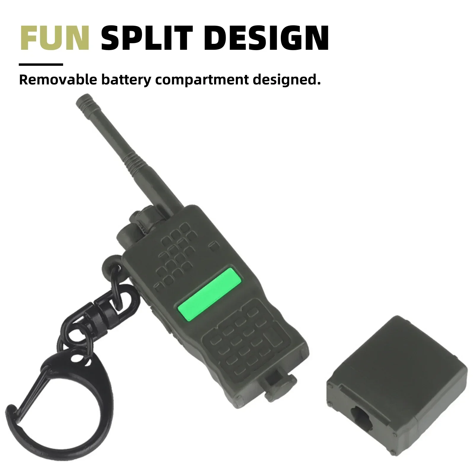 Llavero táctico mini modelo radio para airsoft y outdoor - imagen 5