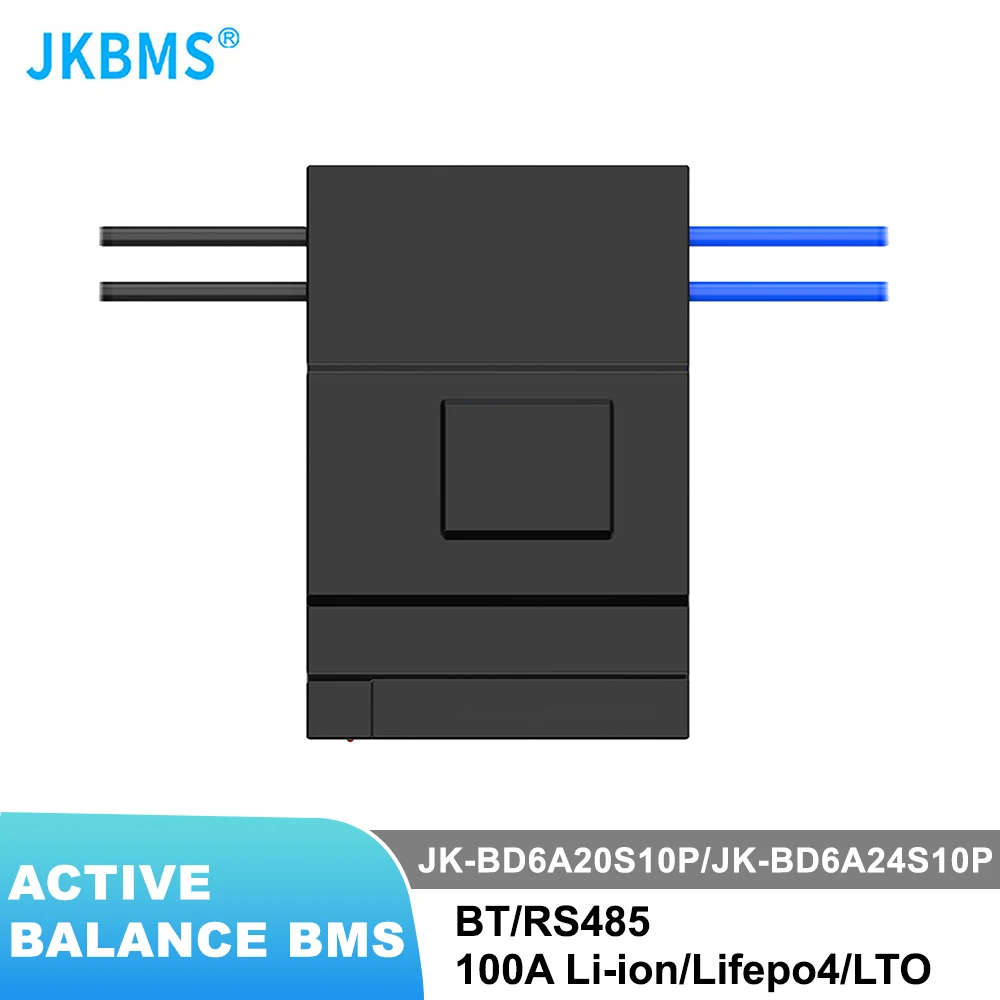 

JKBMS BD6A24S10P 100A BMS 8S 10S 12S 13S 14S 15S 16S 20S 21S 24S with 0.6A Active Balance Board Li-Ion Lifepo4 100ah Lto