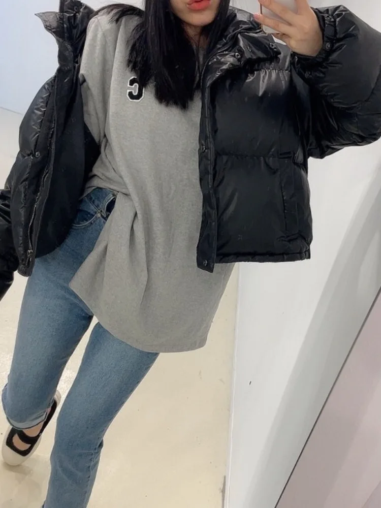 Faionable Lettera Ricamata Lunga Sve Base Bianca T-irt Chic2025 Autunno Nuovo Arrivo Pendolarismo delle Donne Sle Puro E-commerce