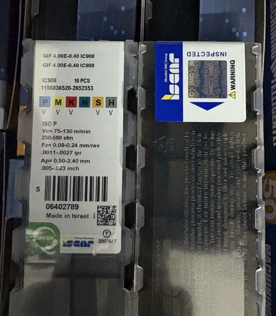 

Hard alloy cutting blades GIF 4.00E-0.40 IC908