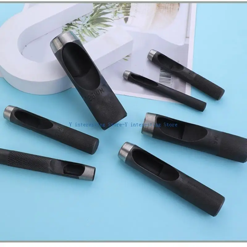 

896A Professional Leather Hole Punches Tool Round Hole Puncher Tool Hollow Hole Punching Tool for Leather Belt Watch Band