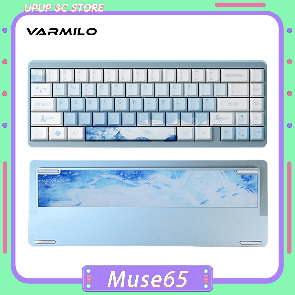 

Varmilo Muse65 Magnetic Switch Wired Keyboard Low Latency Aluminum Alloy Esports Gaming Keyboard Customized For Valorant Gamer