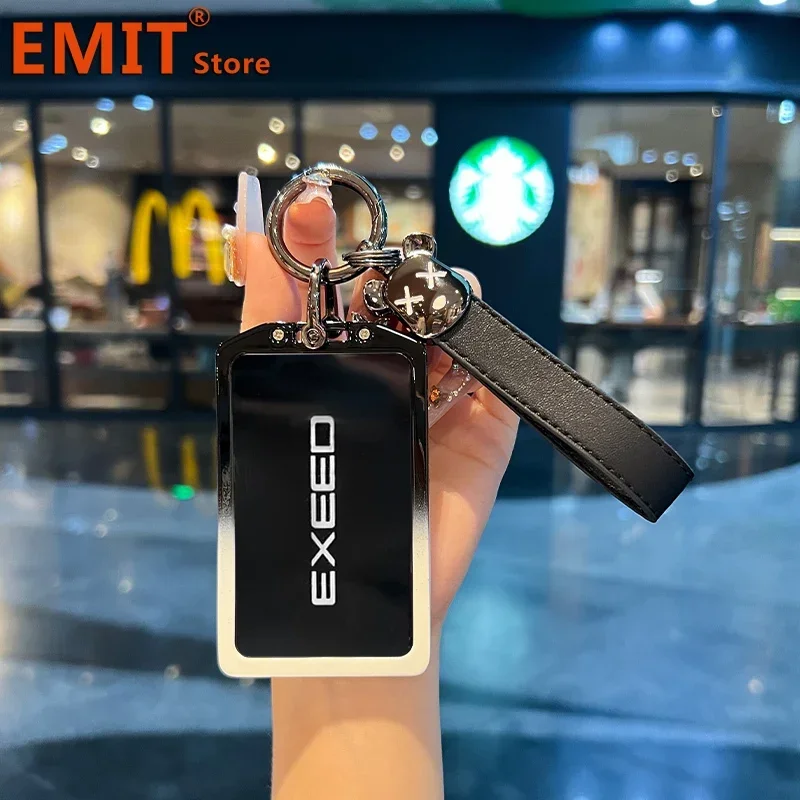Zinc Alloy Car Key Case for Chery Exeed RX VX LX TXL FL NFC Card Remote Protection Guard Cover Shell Keychain Fob Accessories