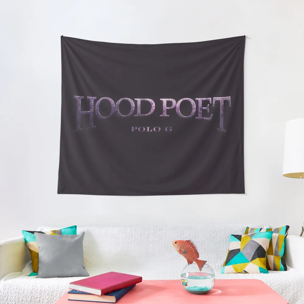 

Polo G - Hood Poet Tapestry Bedroom Decor Aesthetic Home Decorations Aesthetic Tapestry