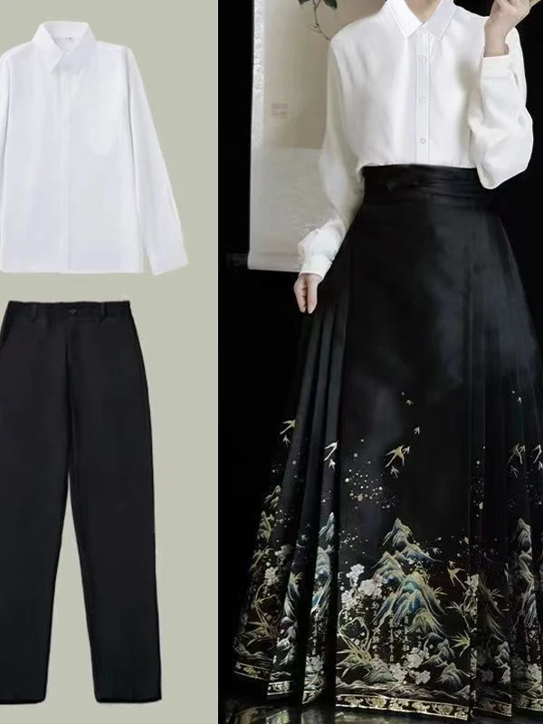 

Новые летние костюмы для выступлений 2024 года для мужчин и женщин: традиционные китайские наряды Ханьфу и юбки для сценических выступлений