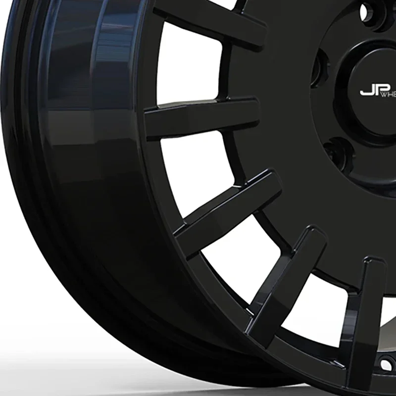 JPwheels Rodas de design côncavo preto Liga de alumínio monobloco personalizada forjada Jantes de carro de 18 polegadas # JM1107
