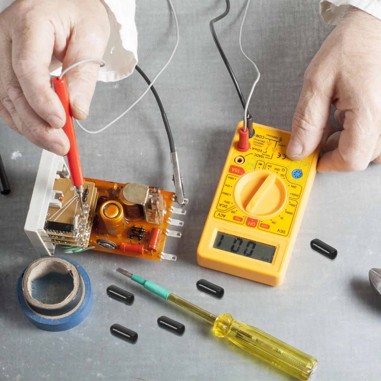 

100 Pcs Screw Protection Cap Covers Thread Protectors Insulation Sleeve Caps Pvc