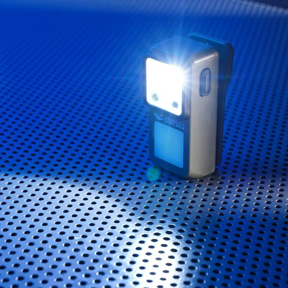 LED-Taschenlampe mit Magnetklemme für den Außenbereich, extrem lange Leuchtdauer, Arbeits- und Notfalllampe, wiederaufladbar, zum Anbringen, ideal zum Campen und Wandern. – Detail 6