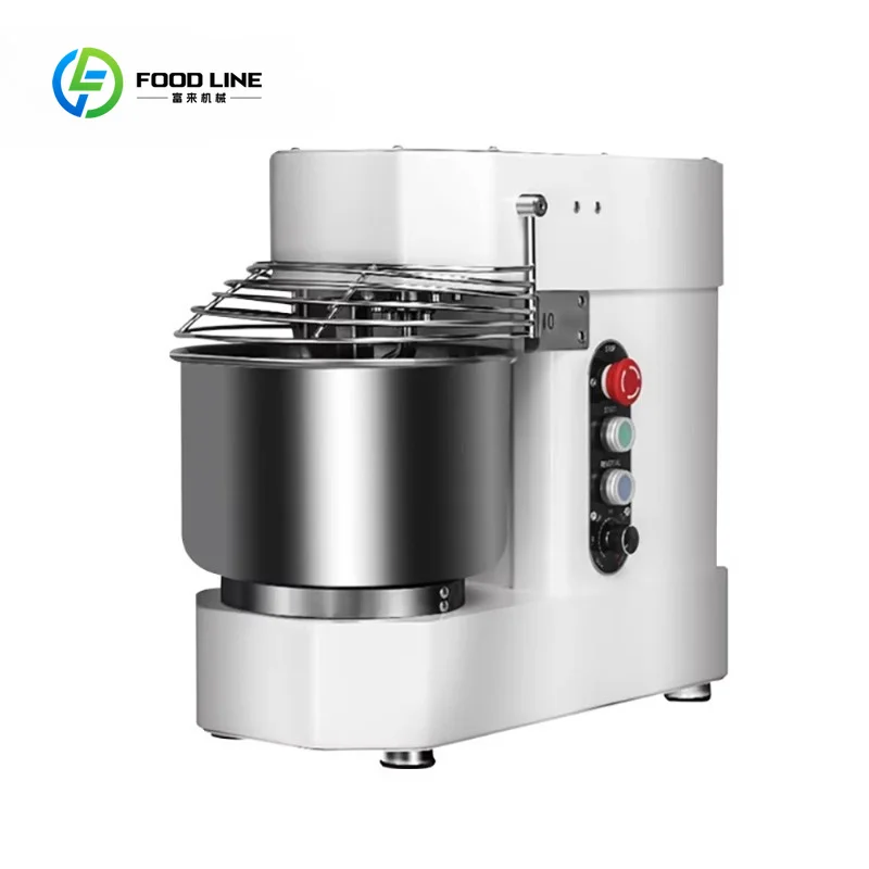 Customized Mini 10L Stainless Bowl Dough Mixer 220V 4kg Capacity Two-Speed Adjustable Emergency Stop Bakery Use Corn Milk Nuts