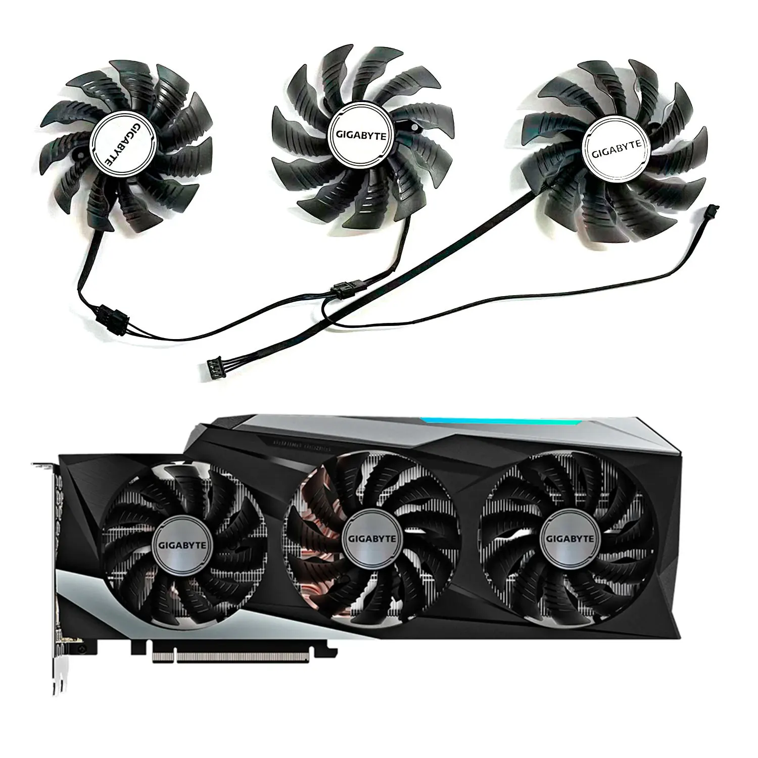 

Suitable for Gigabyte GeForce RTX3080 3070Ti 3080Ti 3090 EAGLE GAMING GPU fan 82MMM T128015SU 87MM T129215SU PLA09215S12H