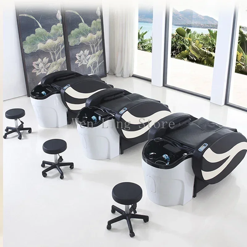 Head Spa Hair Shampoo Bed Massage Japanese Scalp Treatment Stock Beauty Salon Chair Basin Stand Single Bedroom Furniture