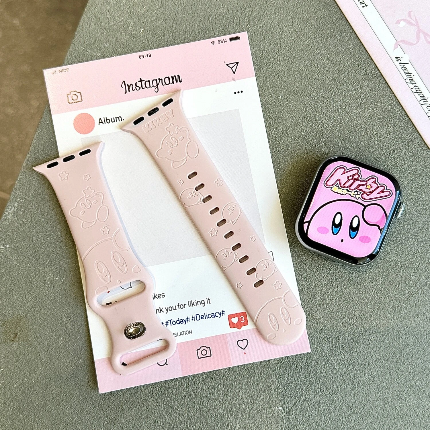 Model Kit Kirby - Uroczy pasek do zegarka Kirby Apple
