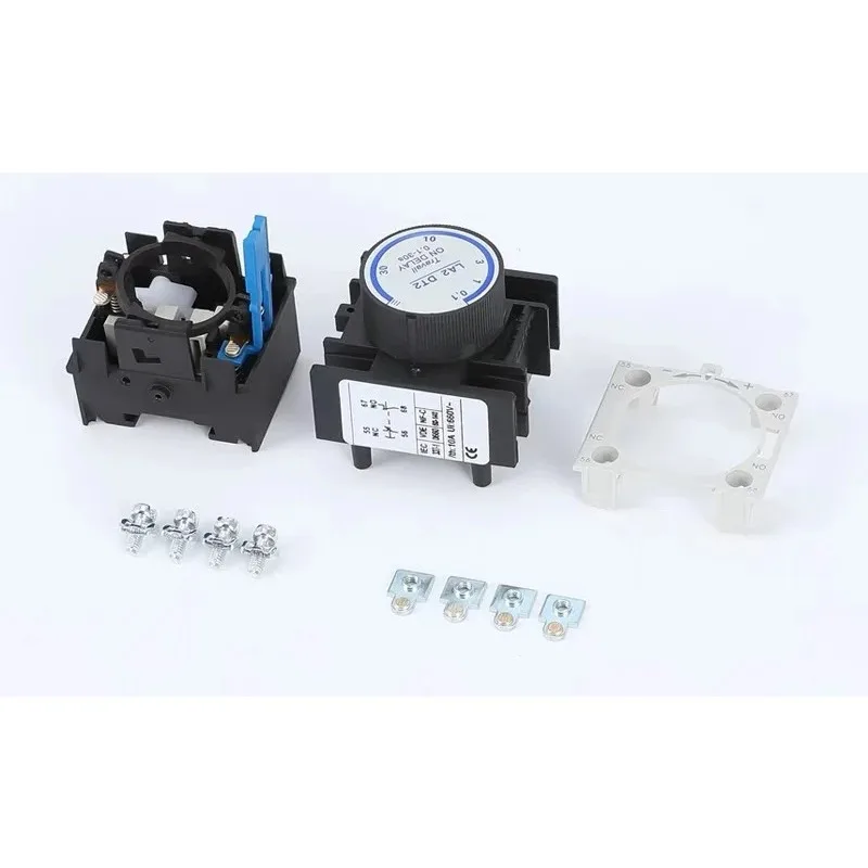 LA2 DT0 DT2 DT4 On Delay Time Delay 0.1-3S 0.1-30S 10-180S LA3 DR0 DR2 DR4 OFF Delay Relay Contactor Auxiliary Contact Block