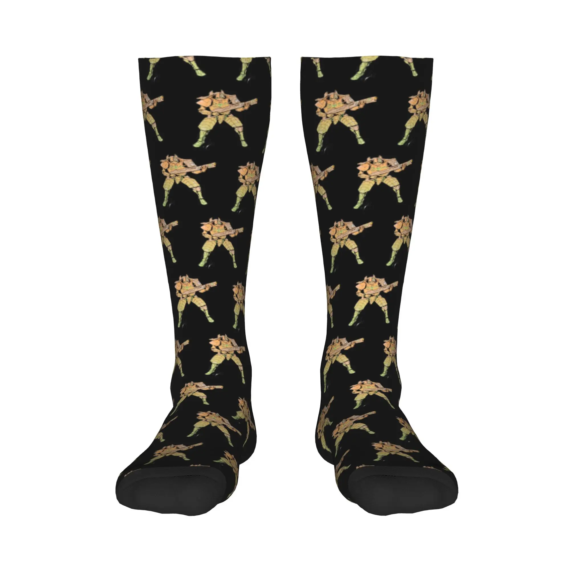 

Всесезонные чулки для экипажа Necron с доспехами Tau, модные длинные носки в стиле Харадзюку в стиле хип-хоп, аксессуары для мужчин и женщин