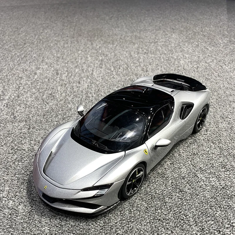 

Bburago Alloy Car Model For Collector Bburago1/18SF90 Simulation Alloy Car Model Metal Car Model Ornament Toy Wholesale Male
