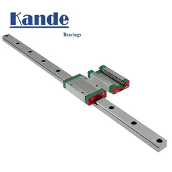 Kande MGN3 MGN5 Miniature Linear Rail Guide MGN L100 150 200 300 400mm MGN3C MGN3H MGN5C MGN5H Narrow Slider for 3D Printer