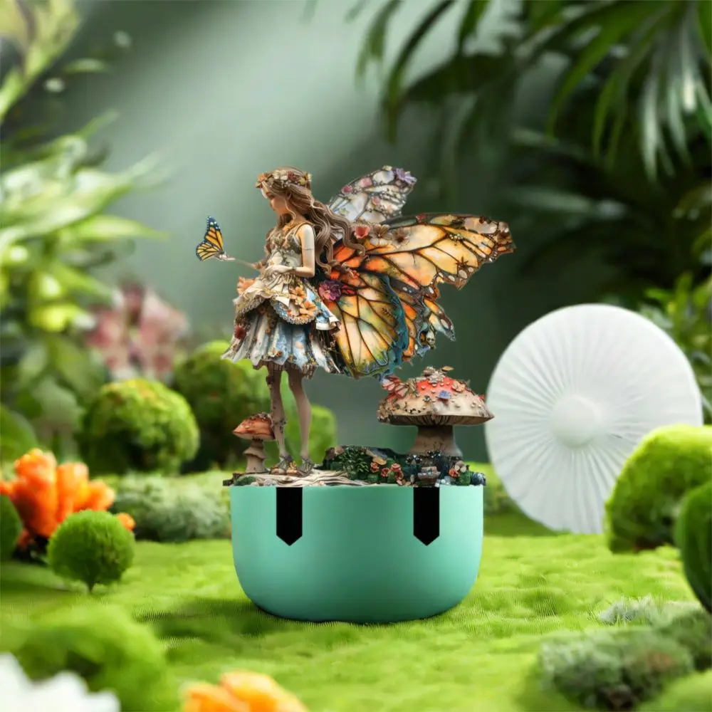 

Bohemian Style Acrylic Fairy Mini Figurine Cute Creative Garden Floor Plugs Artificial Waterproof Garden Stake Outdoor
