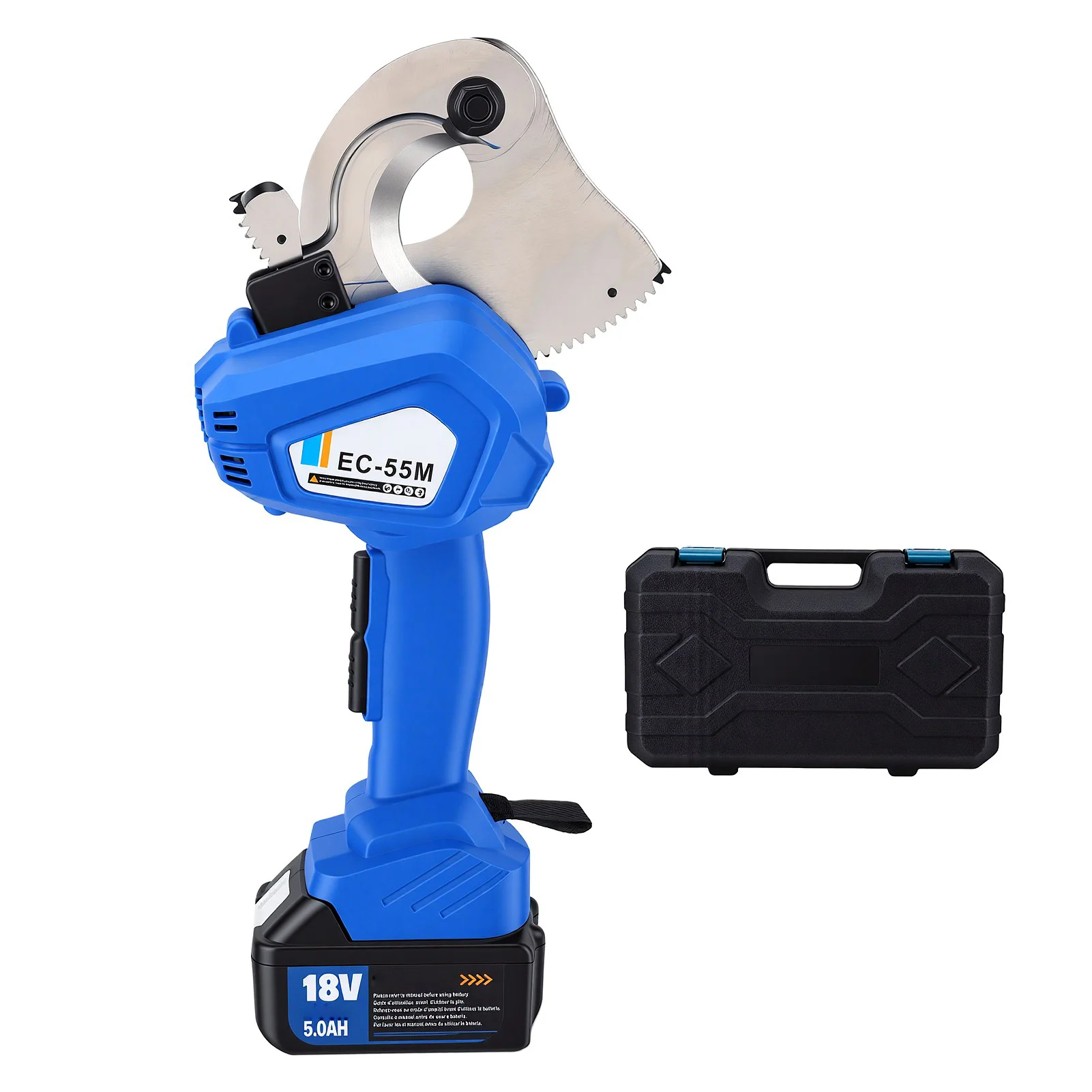 Heavy Duty Electric Ratcheting Cable Cutter Cordless Cable Cutting Machine for Outer Diameter Under 50mm Copper and Aluminum